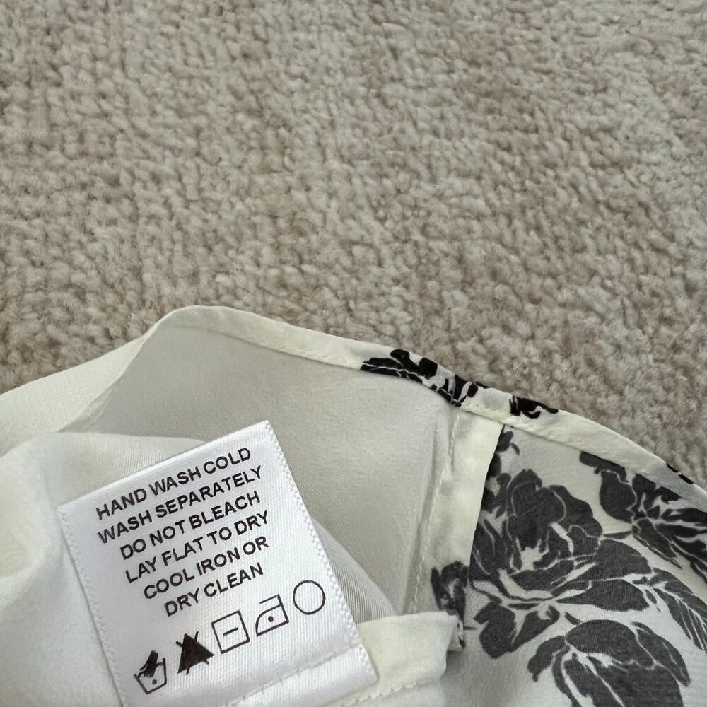 House of Harlow 1960 Black & White Floral Maxi Skirt - Picture 12 of 12